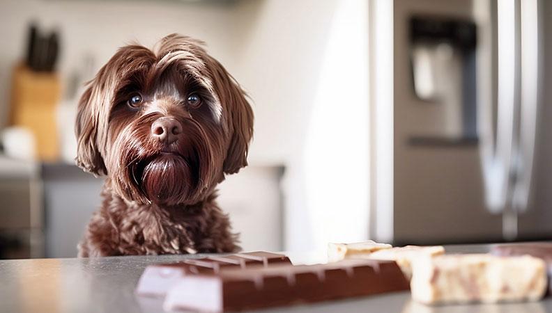 Chocolate poisoning in dogs and cats