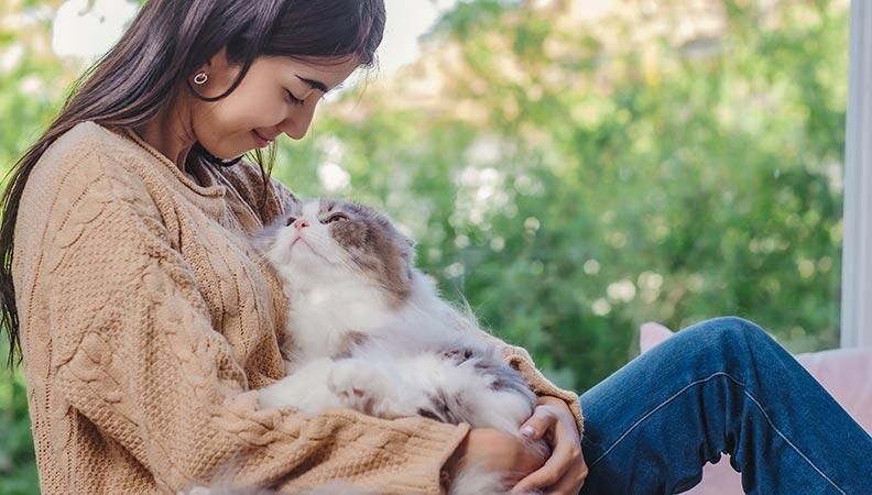 An owner and her cat does my cat love me