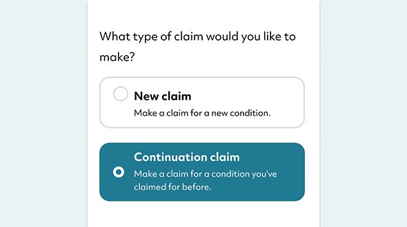 how to make a pet insurance claim continuation claim