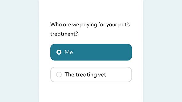 how to make a pet insurance claim type of claim
