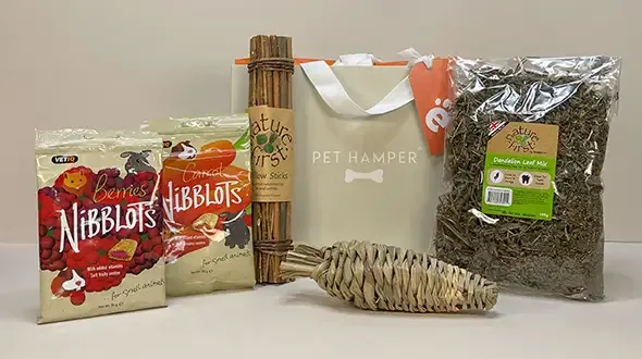 The free rabbit pet hamper from everypaw pet insurance