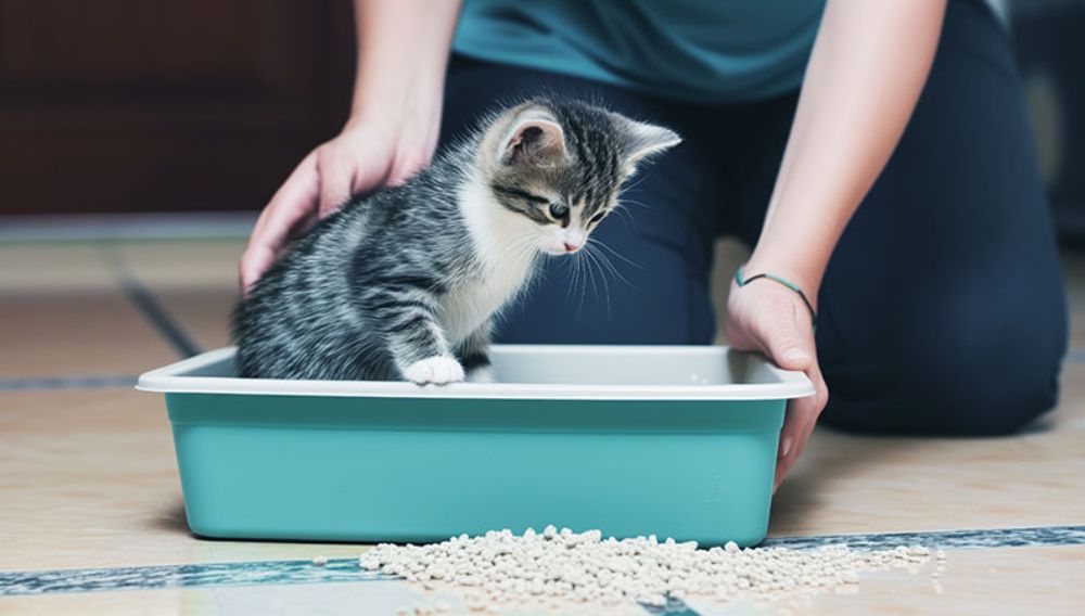 How to train your kitten to use the litter box shop